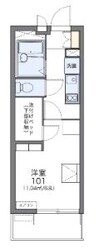 レオパレスエクレールＫ下大槻の物件間取画像